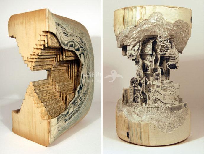 08-Old Books Turned Into An Interesting Piece Of Art 旧书嬗变的艺术品.jpg
