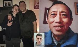(左图为里查德森,右图为遇害中国老人) ..