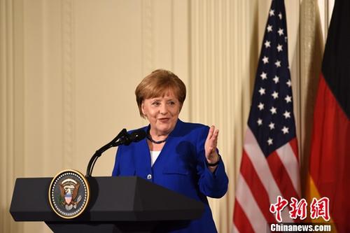 资料图:德国总理默克尔。<a target='_blank' >中新社</a>记者 刁海洋 摄 ..