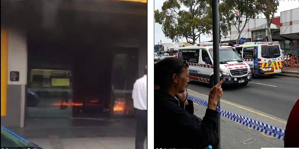 突发！澳洲华人区联邦银行发生自焚爆炸 现场众多华人  共27人受伤